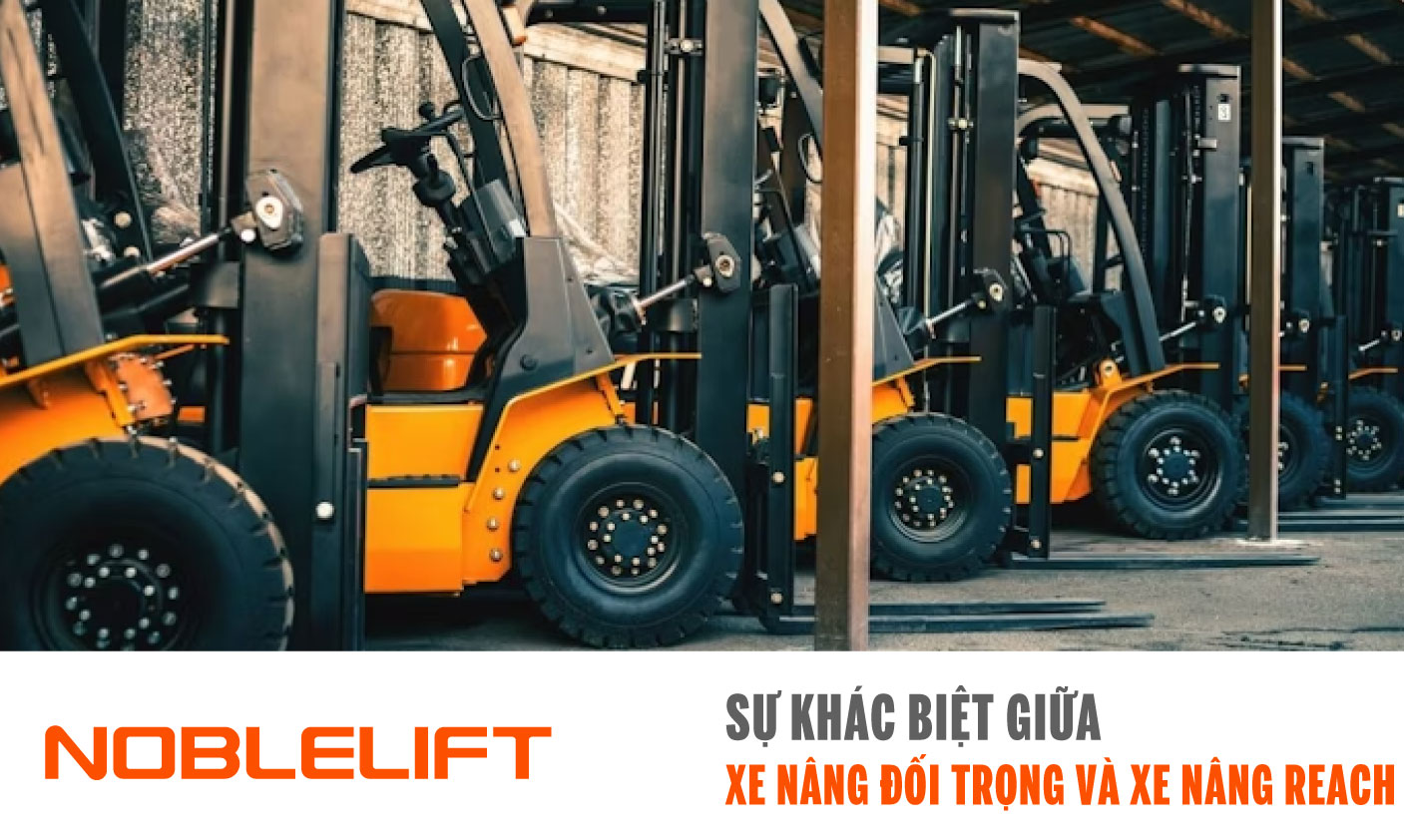 Noblelift Đông Nam Á Xe Nâng Việt Nam-Sự Khác Biệt Giữa Xe Nâng Đối Trọng Và Xe Nâng Reach