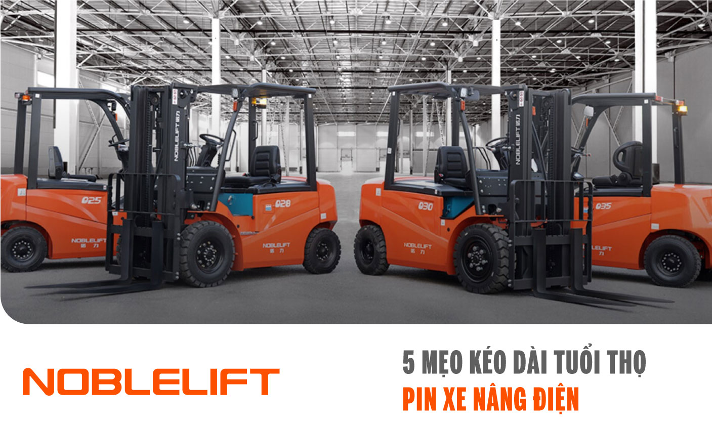 mẹo kéo dài tuổi thọ pin xe nâng