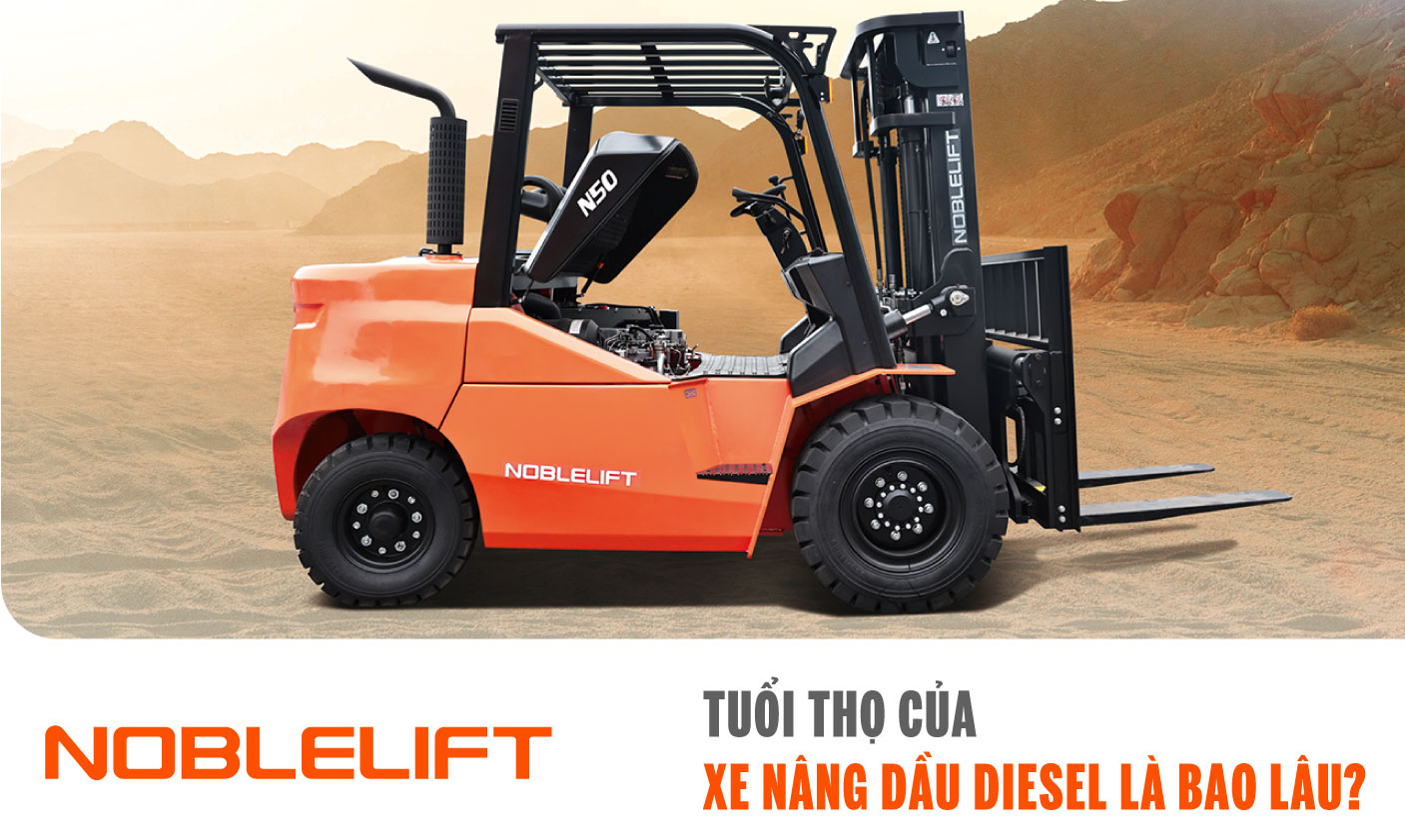 tuổi thọ xe nâng dầu