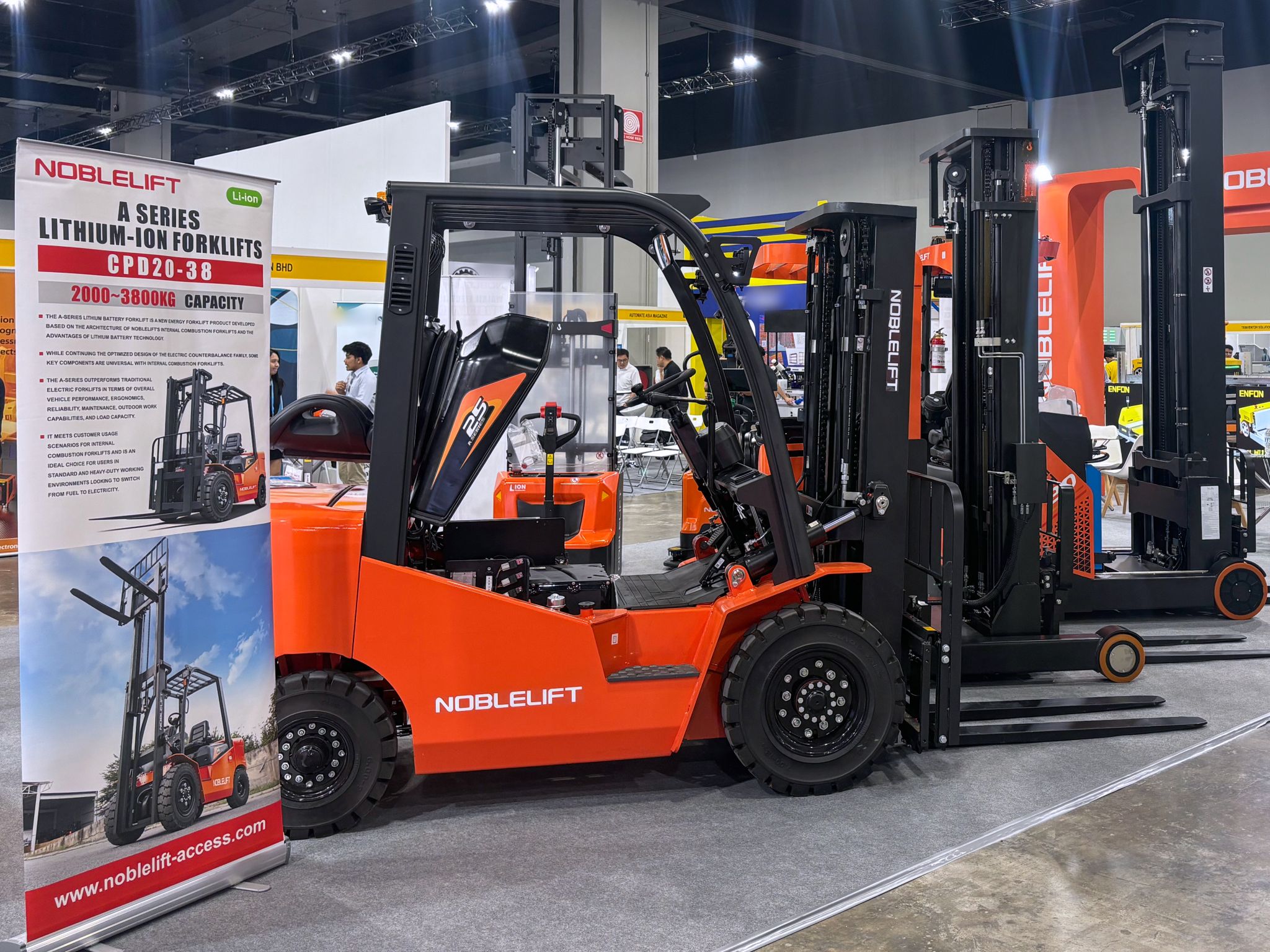 Xe nâng điện Lithium - Noblelift Forklift A Series. Noblelift Đông Nam Á (Việt Nam)