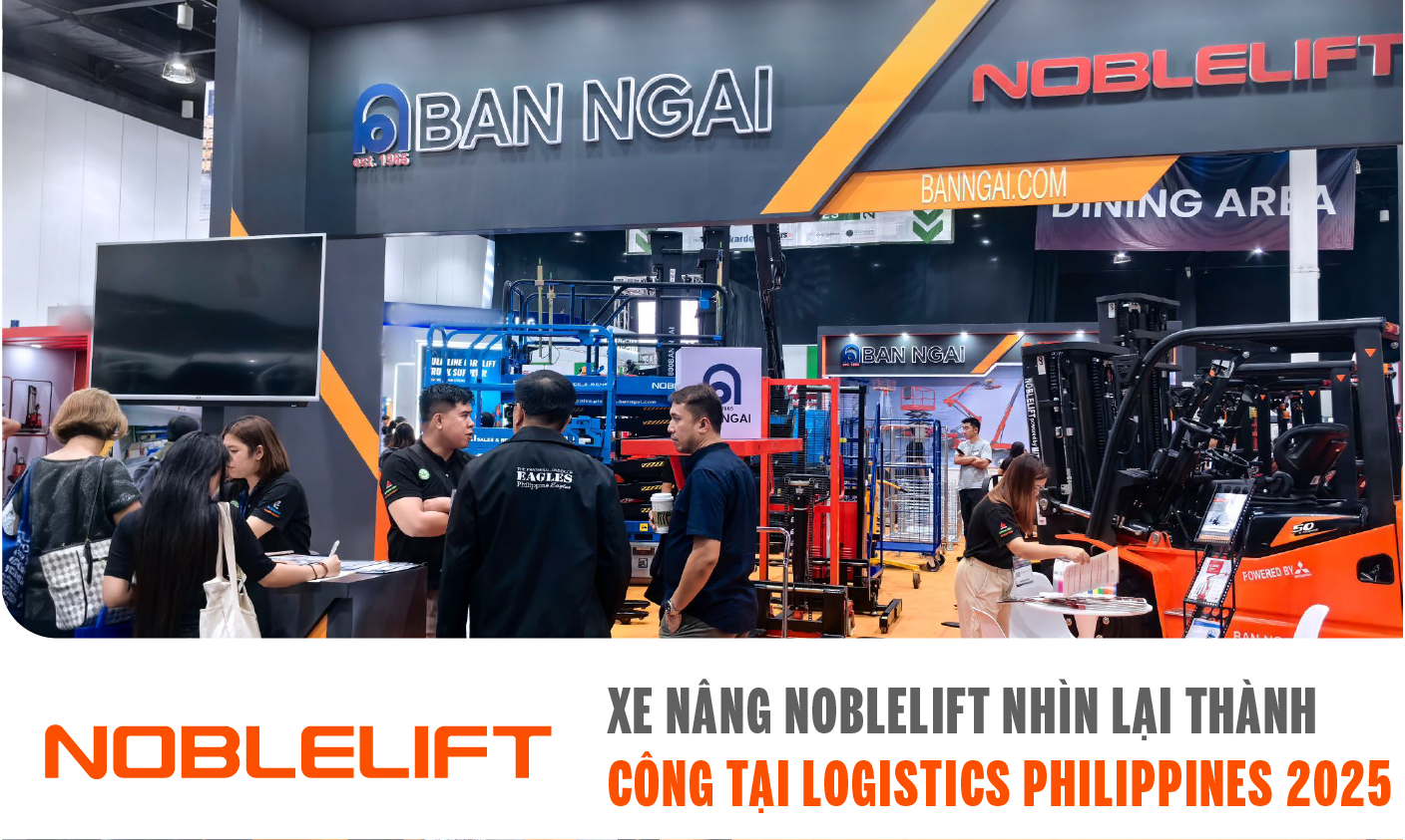 Noblelift nhìn lại thành công tại logistics Philippines 2025