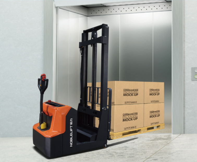 Dòng xe PSE06NCB. Dòng xe Stacker dùng cho pallet đóng