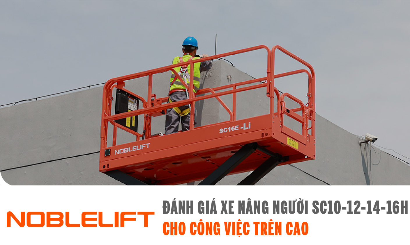 Xe nâng người cắt kéo SC10-12-14-16H 